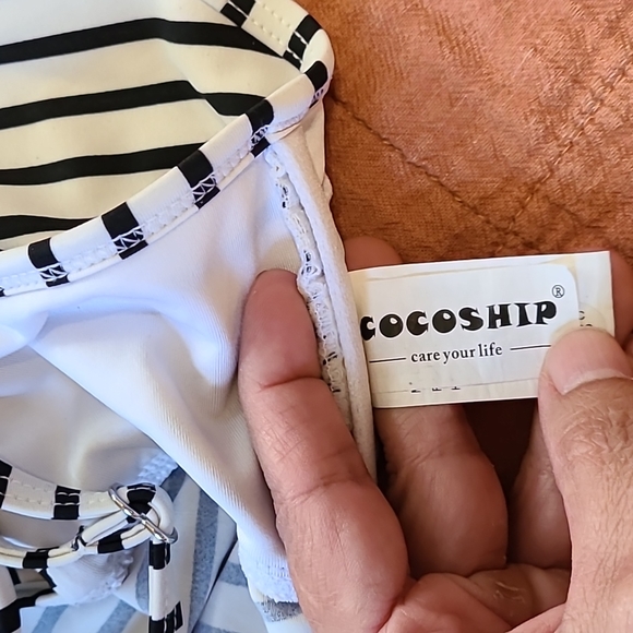 Cocoship high waisted two piece swimsuit - Picture 15 of 16